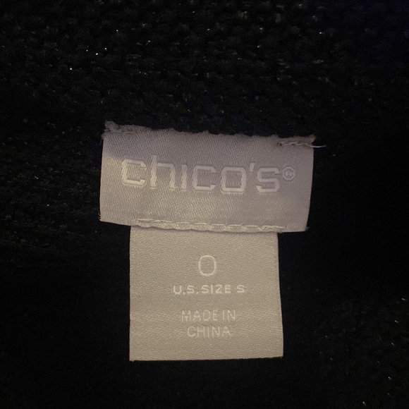 Chico’s Sparkle Cardigan Blazer - Picture 7 of 8